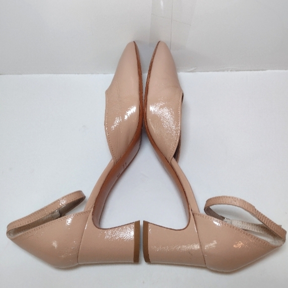 AGL Women's Nude Ankle Strap Heels with Cylindrical Heel Size (8.5) - Picture 6 of 15